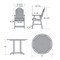 Highwood Usa Hamilton 5pc Round Counter Height Outdoor Patio Furniture Dining Set AD-CNA48-EUC - alternate 2